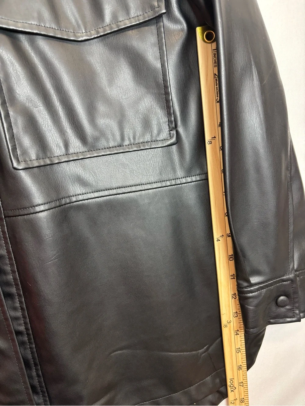 Zara black fit utility